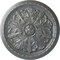 Ekena Millwork Washington Ceiling Medallion (Fits Canopies up to 2 7/8"), Hnd-Painted Platinum, 17 1/8"OD x 1 1/2"P CM17WAPLS - alternate 1